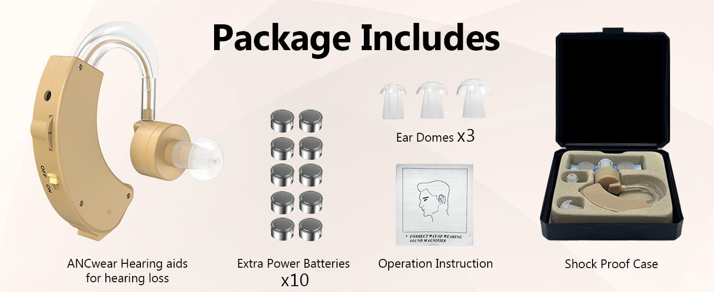 Hearing Aids for Seniors Battery Operated