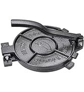 Vivicreate 10 Inch Cast Iron Tortilla Press Tortilla Maker, Dough Press,Flour Tortilla press, Ant...