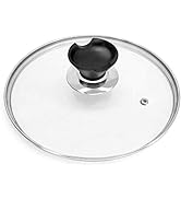 9 inch Tempered Glass Lid Accessory for Instant Pot 5 or 6 Quart Pressure Cooker, 8.5" Diametre U...