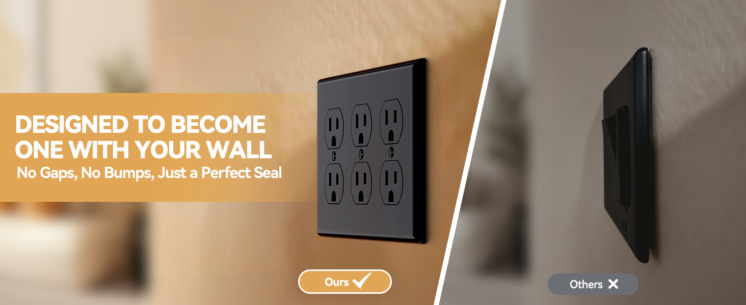3 Gang Standard Duplex Switch Wall Plate