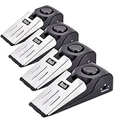 Door Stop Alarm, Door Stopper with 120DB Security Alarm, Floor Wedge Doorstop for Travel Apartmen...