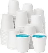 RACETOP 3 oz 300 Pack Paper Coffee Cups for Bathroom, Disposable Mouthwash Cups, Small Paper Cups...