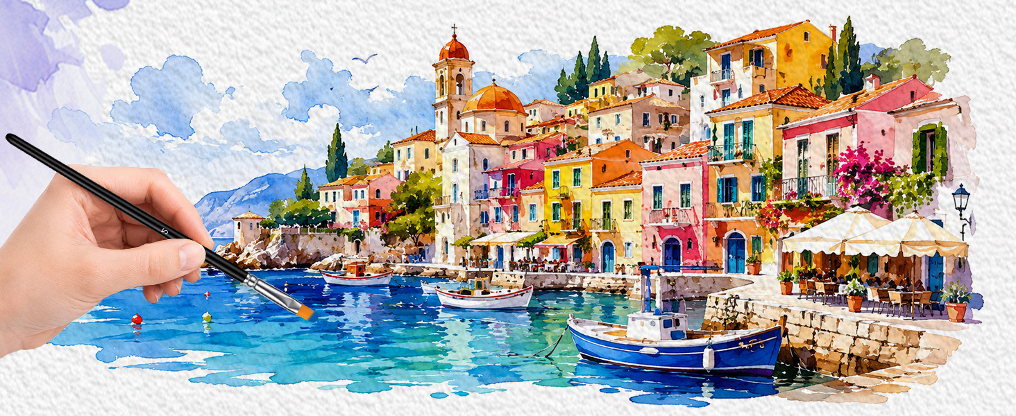 Art Supplies for Painting, Travel Watercolor Set,