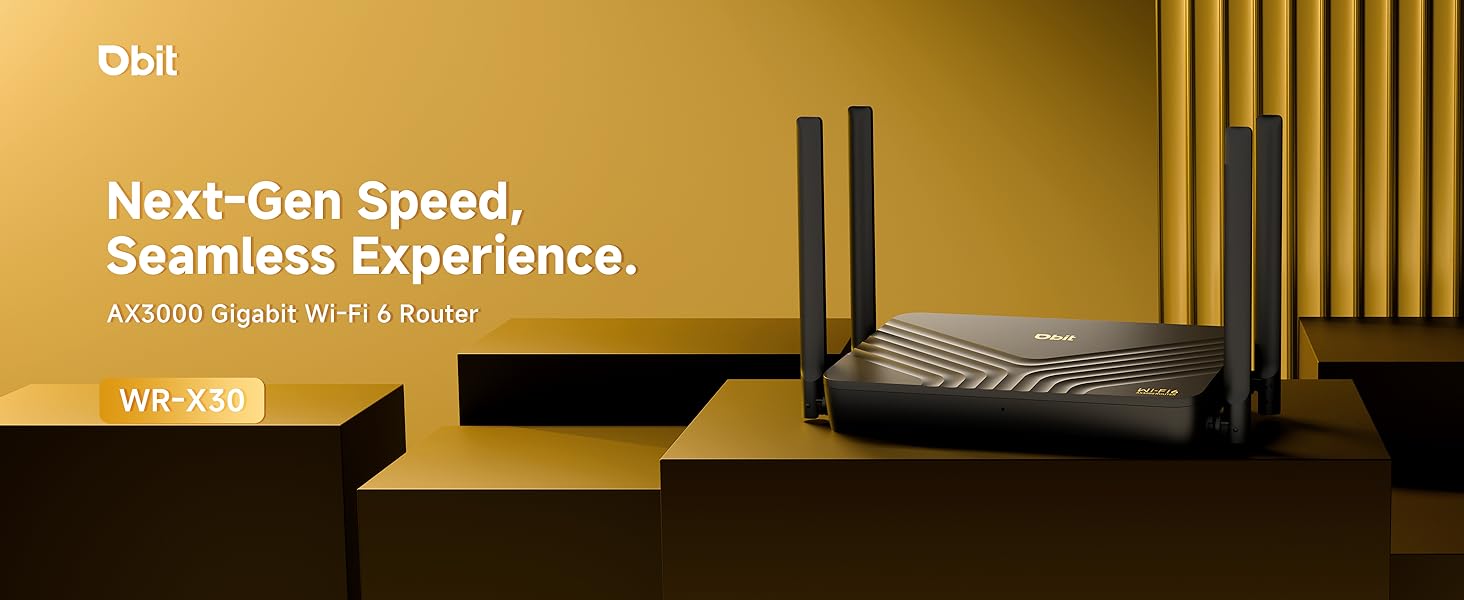 AX3000 Gigabit Dual Band WiFi 6 Router