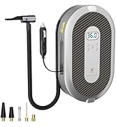 Giraffe Tools Tire Inflator Portable Air Compressor, 150 PSI 12V Car Air Pump with Digital Pressu...