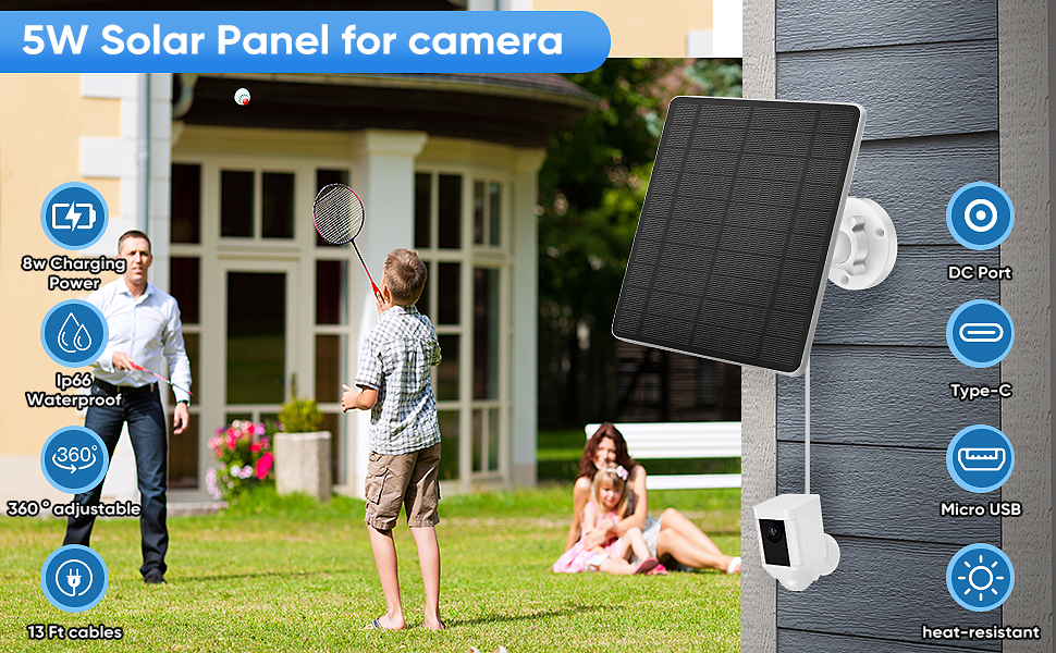 5W solar panel
