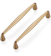 Ravinte 10 Pack 5 Inch Champagne Bronze Kitchen Cabinet Handles Solid Zinc Alloy Cabinet Pulls Cu...