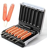 UVFAST Hot Dog Cooker, Hot Dog Machine with Non-stick Coating Plate, Hot Dog Maker Toaster Grills...