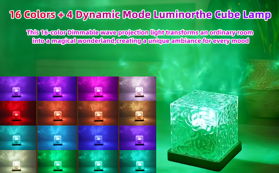 16 Colors Luminorthe Cube Lamp