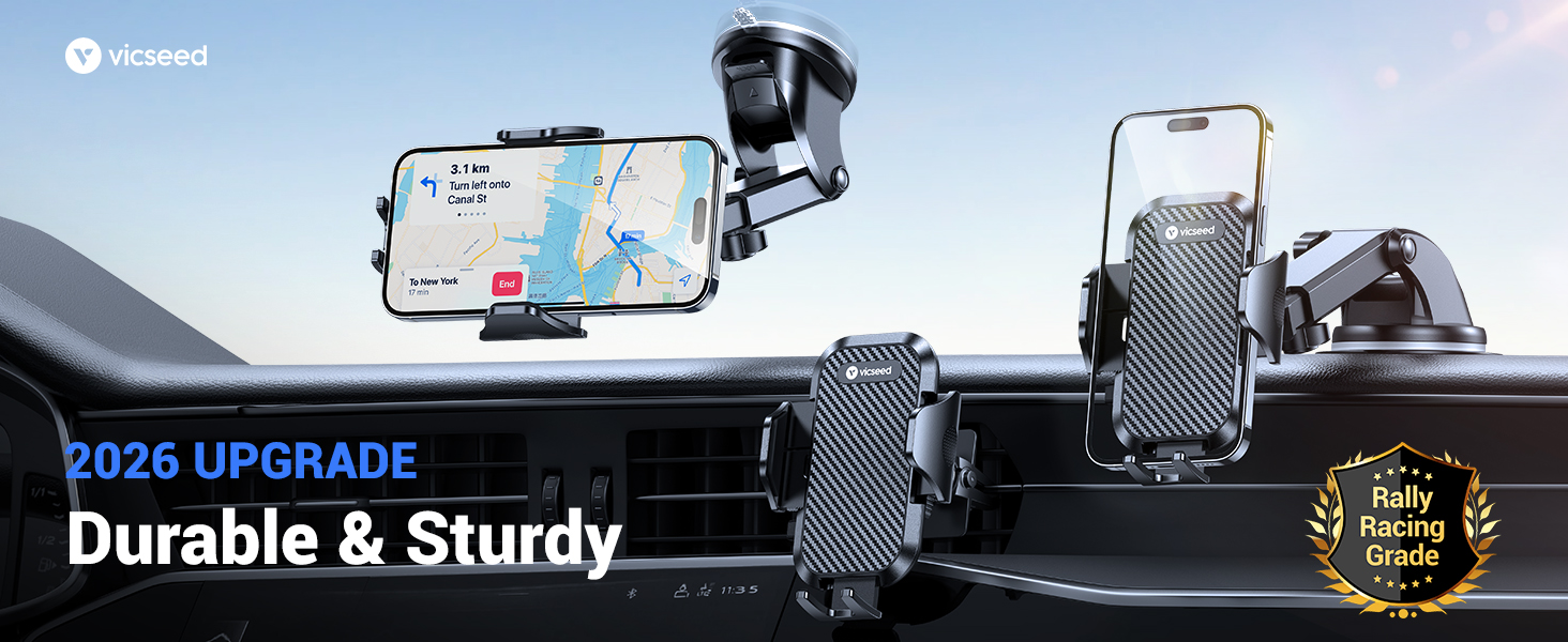 3 in 1 car phone holder dashboard windshield air vent truck boat cellphone mobil stand cradle