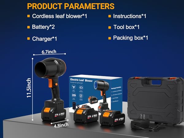 Hand-held Leaf Blower Cordless