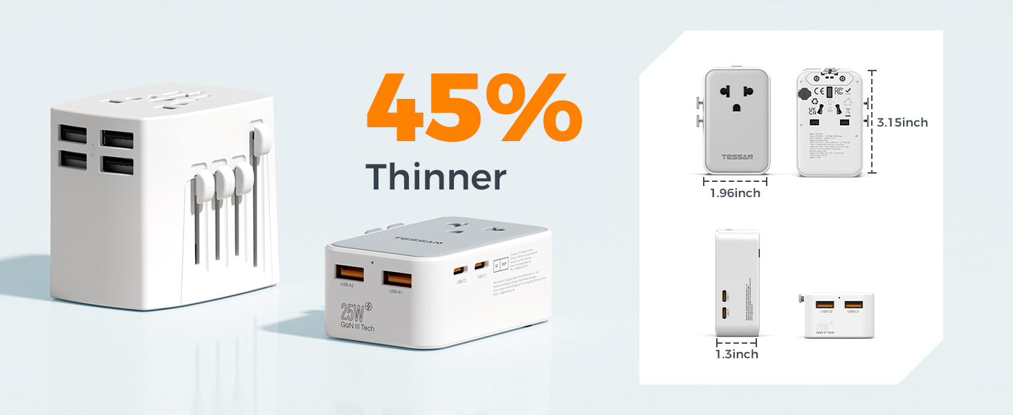 TESSAN International Power Adapter