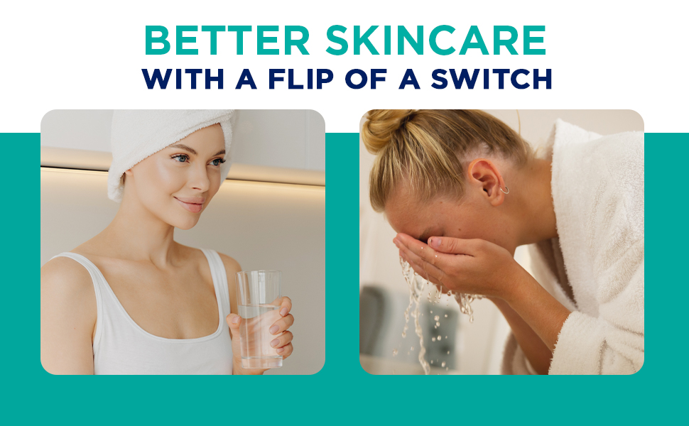 Water filter that is good for Skin, Hair, Face wash