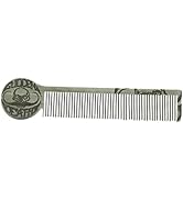 Handcrafted Steel Death Grip Mustache Comb For Handlebar Moustaches Pompadours Beards &amp; Other Men...
