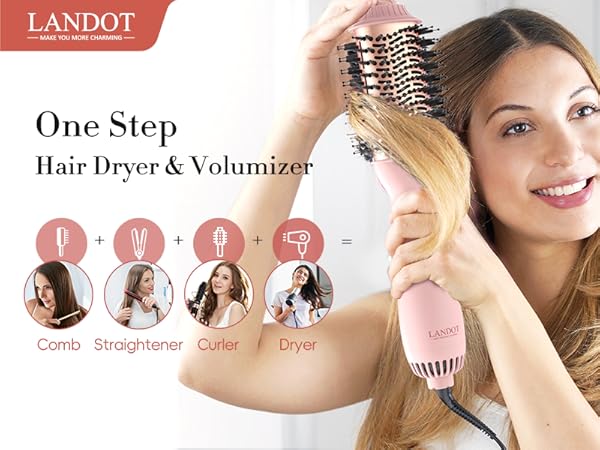 hot hair blow dryer brush