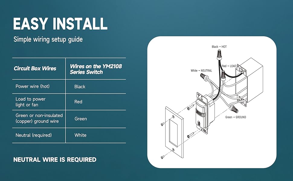 PIR Sensor Light Switch