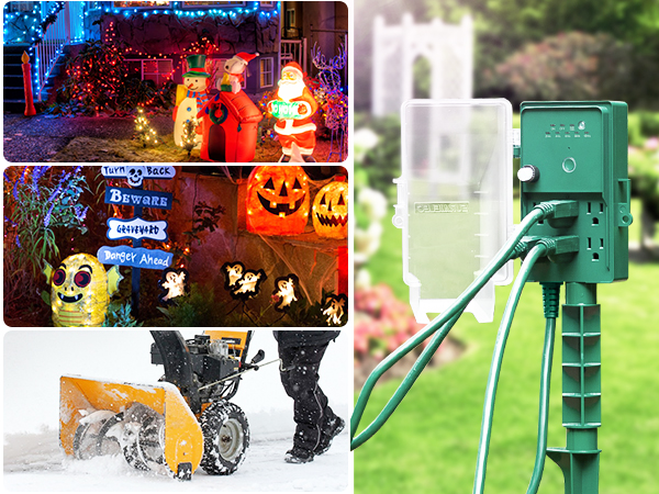 outdoor extension cord for christmas lights