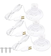 Blow Mold Light Kit Replacement with E26/E27 Lamp Holder - Universal for Salt Lamps, Halloween Pu...