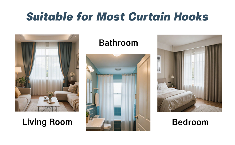 Curtain Track Gliders Hooks