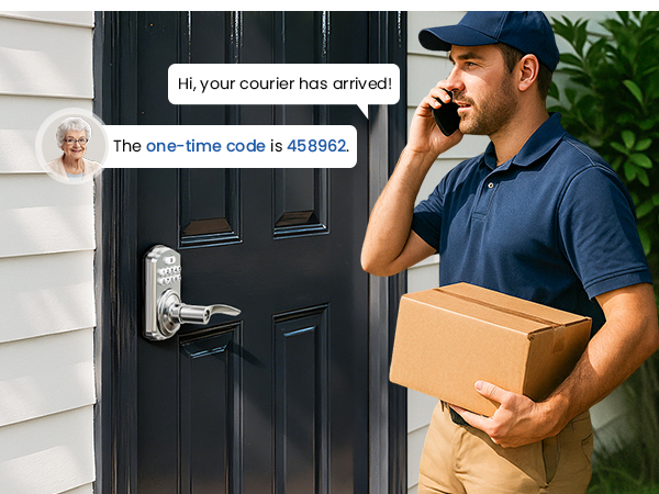 keypad door lock with handle