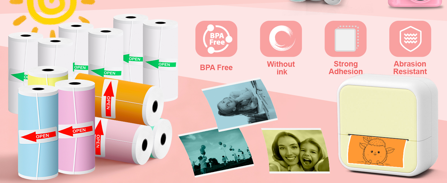 kids camera paper roll refill kids print camera instant print camera kids