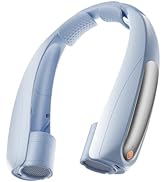 Rarekoas Portable Neck Fan, Hands-Free, 6 Speeds, 6000 mAh Battery, 360° Cooling Wearable Persona...