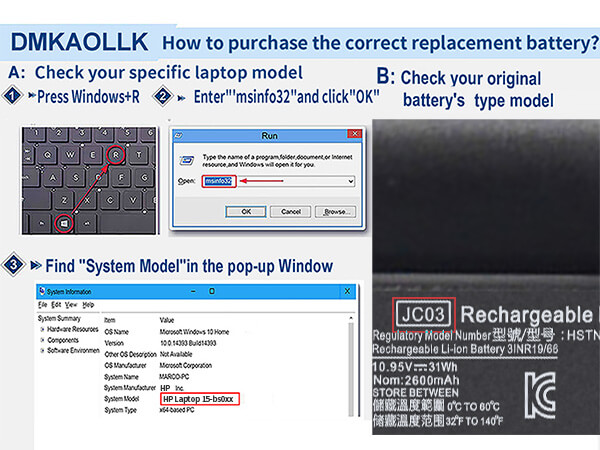 919700-850 hp replacement battery