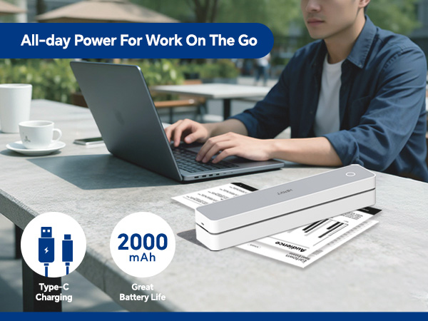 Portable Printer Wireless for Travel