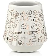 Cocinare x Chanoir KissCup Art Ceramic Espresso Cup – 2.2oz Demitasse Cup for Espresso, Pour-over...