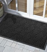 Yimobra Durable Front Entrance Door Mat, Heavy Duty Outdoor Indoor Doormat Entryway Floor Mat, No...
