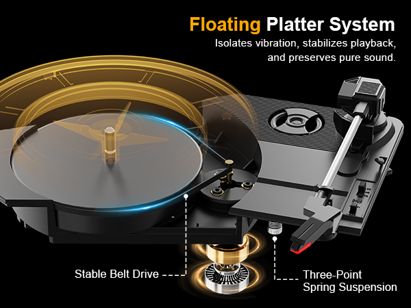 retro turntable vinyl record player