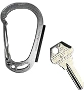 Sparky &amp; Scratch Key Aluminum Carabiner Fire Starting Blank Key SC1 or KW1.