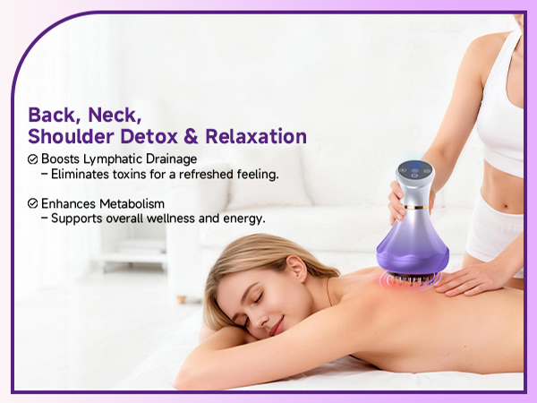 Lymphatic Drainage Massager, Anti Cellulite Massage Tool