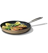 OXO Enhanced 12” Nonstick Frying Pan Skillet, Ceramic PFAS-Free Cookware, Stainless Steel Handle,...