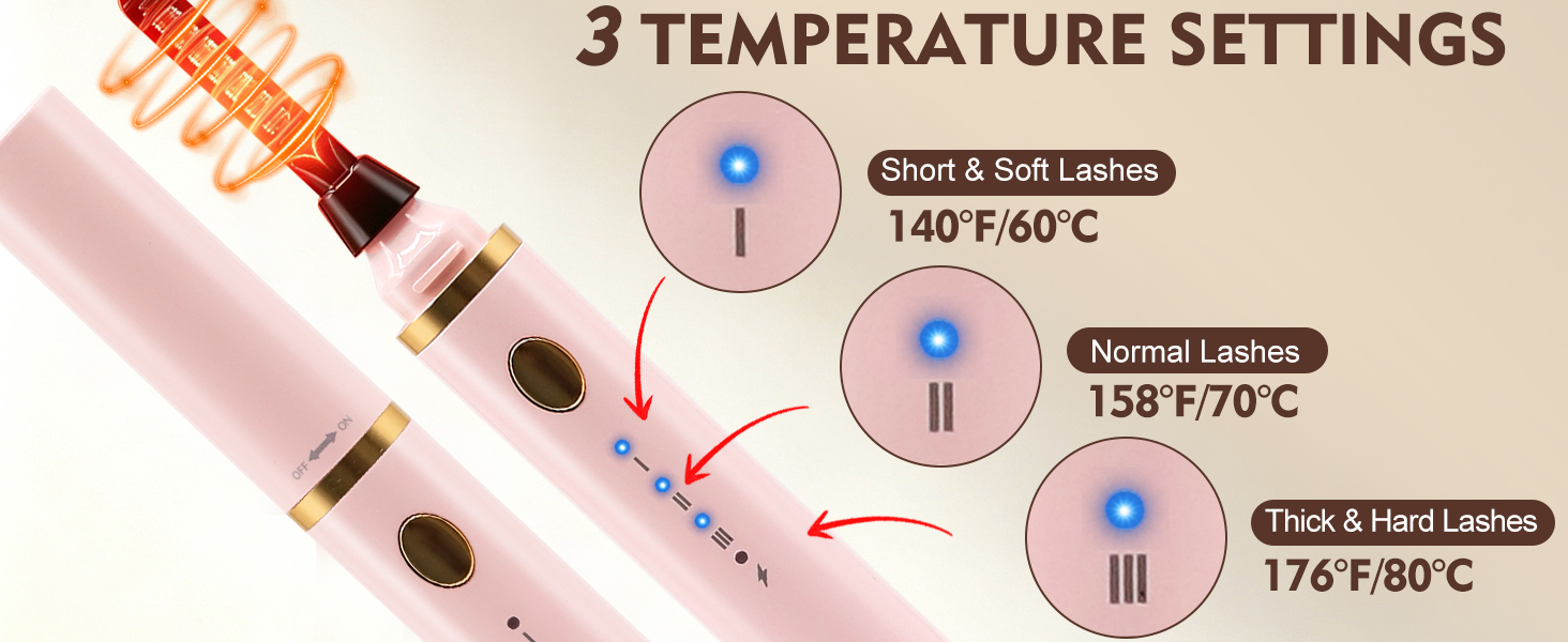3 TEMPERATURE SETTINGS