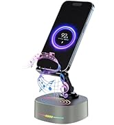Bluetooth Speaker with Wireless Charging and Cell Phone Stand,Best Bluetooth Speaker for iPhone/i...