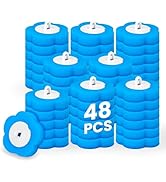 Toilet Bowl Wand Refills 48 Pcs Disposable Toilet Brush Cleaning Sponges Heads Not Compatible wit...