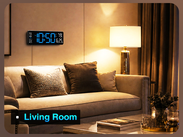 led wall clock