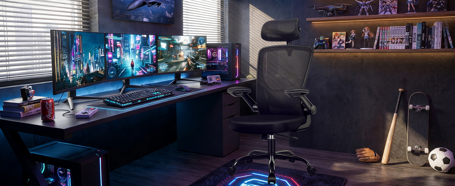 Desk chair for gaming