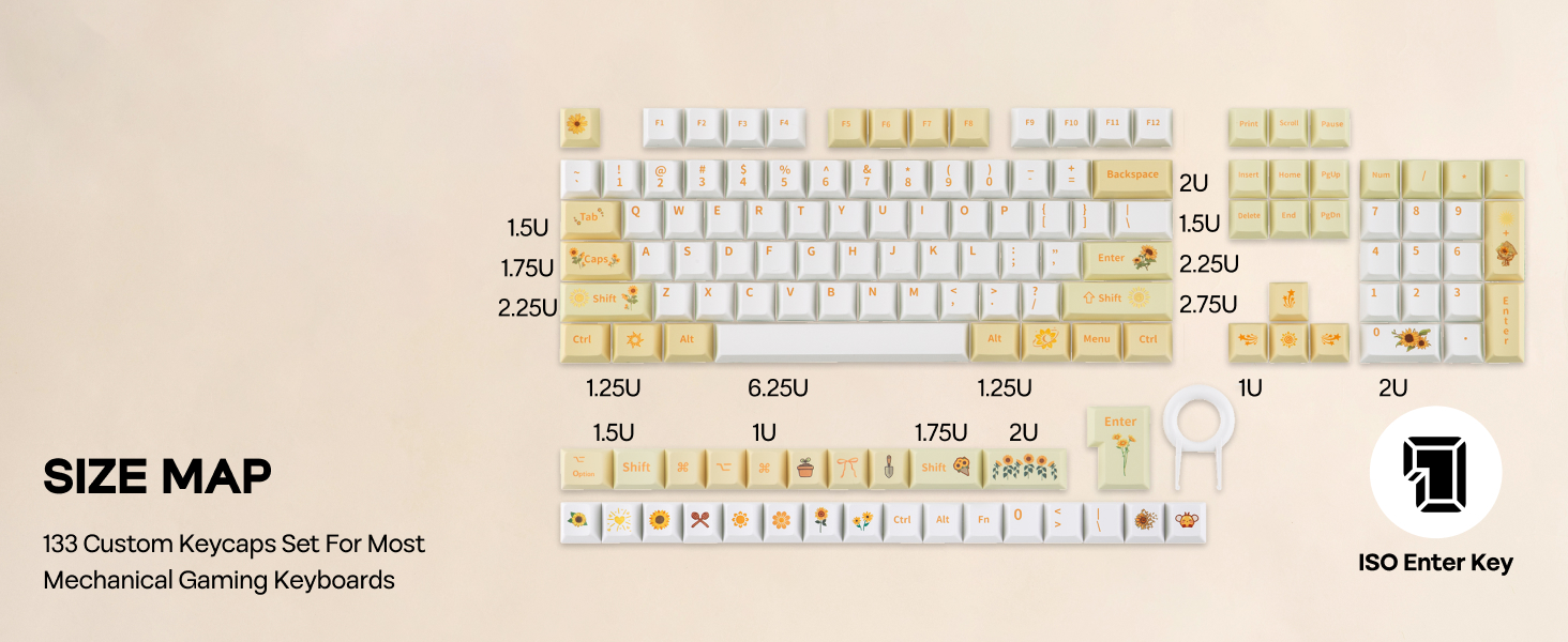 Sunflower Keycap