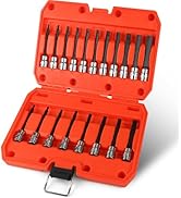 JU JIAN TEC 19-Piece 3/8" Drive Long Reach Impact Hex Bit Socket Set, SAE (1/8"-3/8") &amp; Metric (3...