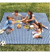 Genovega Waterproof Picnic Blanket Beach Outdoor Camping Mat Extra Large Foldable Cute Big Travel...