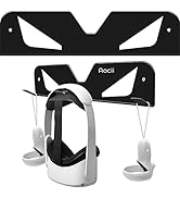 Wall Mount Storage Metal VR Headset Rack Holder for Oculus Quest 2, Stand Wall Mount Storage Hook...