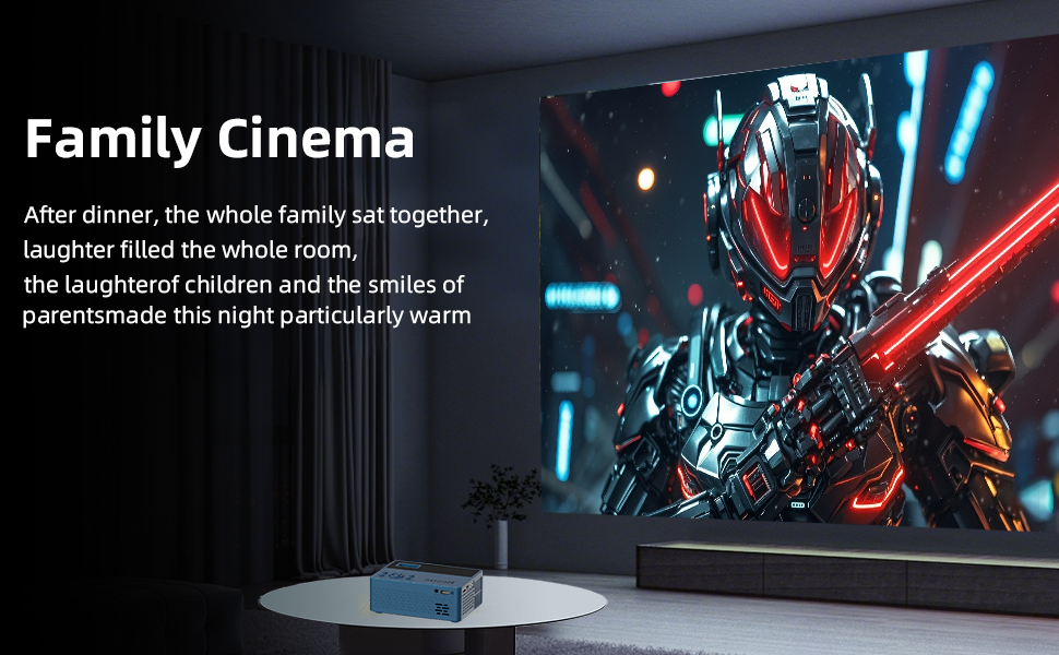 projector;mini projector;portable projector;projector with wifi and bluetooth;projector for bedroom