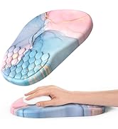 Hasinart Ergonomic Mouse Pad Wrist Rest with Massage Design, Space-Saving Mousepad Wrist Support,...
