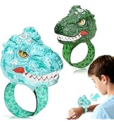 Vvinca Dinosaur Walkie Talkies for Kids 2 Pack - Toys for Boys Age 3-5 5-7 8-12 T-Rex Adjustable ...
