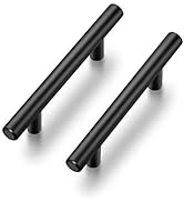 Ravinte 30 Pack | 5 Inch Cabinet Pulls Matte Black Stainless Steel Kitchen Drawer Pulls Cabinet H...
