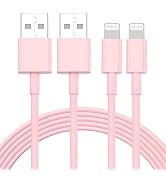 6 ft iPhone Charger 3pack, [Apple MFi Certified] USB to Lightning Cable 6ft, iPhone Charger Cord ...