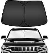 ARISMOTOR Windshield Sun Shade for Jeep Wagoneer 2022-2024, Custom Fit Foldable Front Window Suns...