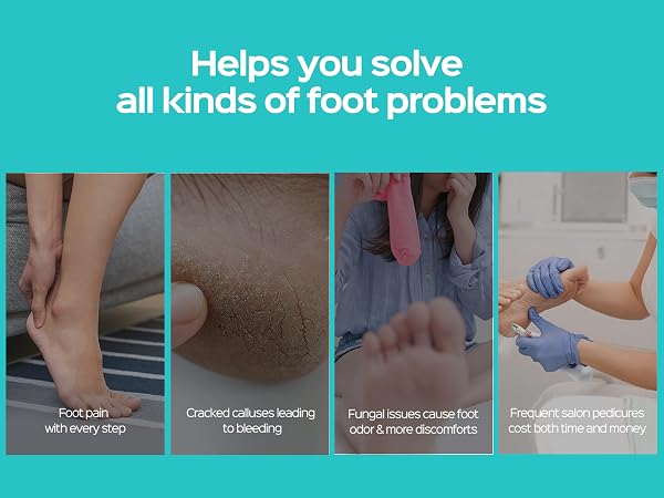 Helps you solve all kinds of foot problems